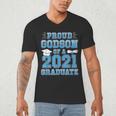 Proud Godson Of a 2021 Graduate School Graduation Family Men's V-Neck T-Shirt