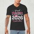 Proud Grandma Of A 2026 Senior Class Of 2026 Graduation Men's V-Neck T-Shirt