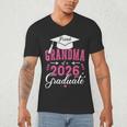 Proud Grandma Of a Class Of 2026 Graduate For Graduation Men's V-Neck T-Shirt