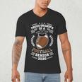 Proud Grandpa Of a 2026 Football Senior Graduation Men's V-Neck T-Shirt