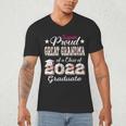 Proud Great Grandma Of 2022 Graduate Class 2022 Graduation Men's V-Neck T-Shirt