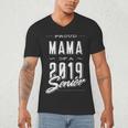 Proud Mama Senior 2019 Mom Graduate Graduation MommyShirt Men's V-Neck T-Shirt