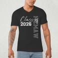 Proud Memaw Of A Class Of 2026 Graduate Senior 26 Graduation Men's V-Neck T-Shirt