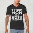 Proud Mom Of A 2018 Graduate Senior Class Graduation T-Shirt Men's V-Neck T-Shirt