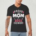 Proud Mom Of a 2021 Senior Year School Graduation Party Men's V-Neck T-Shirt