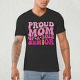 Proud Mom Of a 2025 Graduate Class Senior Graduation Mother Men's V-Neck T-Shirt