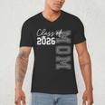 Proud Mom Of A 2026 Graduate Grad Senior Mother Graduation Men's V-Neck T-Shirt