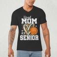 Proud Mom Of A 2026 Senior Basketball Graduation Leopard Men's V-Neck T-Shirt