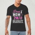 Proud Mom Of A Class 2018 GraduateShirt Graduation Men's V-Neck T-Shirt