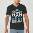 Proud Mom Of a Class Of 2021 Senior Graduate Graduation Men's V-Neck T-Shirt