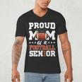 Proud Mom Of a Football Senior 2026 Graduation Gifts Men's V-Neck T-Shirt