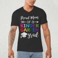 Proud Mom Of A Kindergarten Grad Shirt Graduation Men's V-Neck T-Shirt