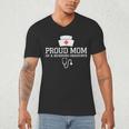 Proud Mom Of a Nursing Graduate Nurse Senior 2026 Graduation Men's V-Neck T-Shirt