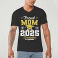 Proud Mom Of Two Class Of 2025 Graduates Twins Graduation Men's V-Neck T-Shirt
