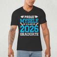Proud Myself Of A Class Of 2026 Graduate Senior Graduation Men's V-Neck T-Shirt