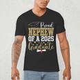 Proud Nephew Of A 2025 Graduate Nephew Graduation 2025 Men's V-Neck T-Shirt