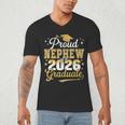 Proud Nephew Of a Class Of 2026 Graduate Senior Graduation Men's V-Neck T-Shirt