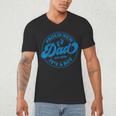 Proud New Daddy It's A Boy Dad To Be 1st Time Father Men's V-Neck T-Shirt