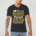 Proud Nonnie Of a Class Of 2026 Graduate Graduation 2026 Men's V-Neck T-Shirt