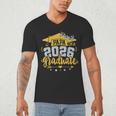 Proud Papa Of A 2026 Graduate Grad Senior Graduation Men's V-Neck T-Shirt