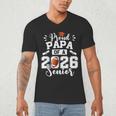 Proud Papa Of A 2026 Senior Football Graduation Dad Men's V-Neck T-Shirt