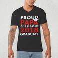 Proud Papa Of A Class Of 2018 Graduate Shirt Graduation Men's V-Neck T-Shirt