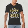 Proud Poppy Of Two 2023 Graduate Class 2023 Graduation Men's V-Neck T-Shirt