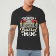Proud Senior Mom Marching Band Mom Class Of 2025 Graduation Men's V-Neck T-Shirt