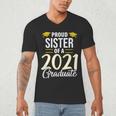 Proud Sister Of A 2021 Graduate Graduation Clothes MBA PhD Men's V-Neck T-Shirt