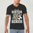 Proud Sister Of A 2026 Senior Soccer Graduation Leopard Men's V-Neck T-Shirt