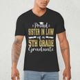Proud Sister In Law Of 5th Grade Graduate 2023 Graduation Men's V-Neck T-Shirt