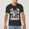 Proud Uncle Of A 2018 Graduate Senior Graduation Shirt Men's V-Neck T-Shirt