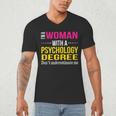 Psychology Degree Major Graduation 2024 Psychologist PsyD Men's V-Neck T-Shirt