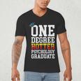 Psychology Graduation Shirt Hotter By One Degree University Men's V-Neck T-Shirt