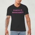 Punch It Margaret Vintage Retro 1980's Nostalgia Men's V-Neck T-Shirt