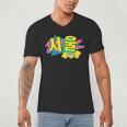 Rad Retro Seoul 90s Style Vintage South Korea 90s Nostalgia Men's V-Neck T-Shirt Rad Retro Seoul 90s Style Vintage South Korea 90s Nostalgia Men's V-Neck T-Shirt