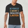 RC Vehicles Now Minimal Socializing Introvert Vintage Men's V-Neck T-Shirt