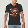 Read Books Lift Weights Fight Fascists Reading No Kings Men's V-Neck T-Shirt