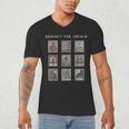 Respect The Locals Cryptid Mothman Hiking Bigfoot Introverts Men's V-Neck T-Shirt Respect The Locals Cryptid Mothman Hiking Bigfoot Introverts Men's V-Neck T-Shirt