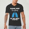 Respiratory Therapist Appreciation RT School Graduation Men's V-Neck T-Shirt