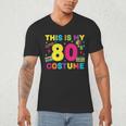 Retro 80's Costume 80s Nostalgia Party Men's V-Neck T-Shirt Retro 80's Costume 80s Nostalgia Party Men's V-Neck T-Shirt