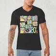 Retro 80s Nostalgia 1980s Throwback Party Costume Men's V-Neck T-Shirt Retro 80s Nostalgia 1980s Throwback Party Costume Men's V-Neck T-Shirt