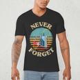 Retro Cassette Player Never Forget Nostalgia Vintage Men's V-Neck T-Shirt