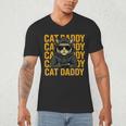 Retro Cat Daddy Style Animal For Men Women Kid Boy Girl Men's V-Neck T-Shirt