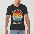 Retro Dungeon Daddy Fathers Day Men's V-Neck T-Shirt
