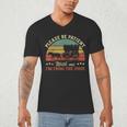 Retro Please Be Patient With Me I'm From The 1900s Men's V-Neck T-Shirt
