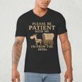 Retro Please Be Patient With Me I'm From The 1900s Vintage Men's V-Neck T-Shirt