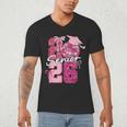 Retro Senior 2026 Coquette Bow Graduation Class Of 2026 Men's V-Neck T-Shirt