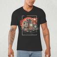 Retro Tech Stack 80s 90s Nostalgia Analog TV Cameras Men's V-Neck T-Shirt Retro Tech Stack 80s 90s Nostalgia Analog TV Cameras Men's V-Neck T-Shirt