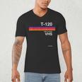 Retro VHS Tape Graphics 80s 90s Nostalgia Costume Men's V-Neck T-Shirt